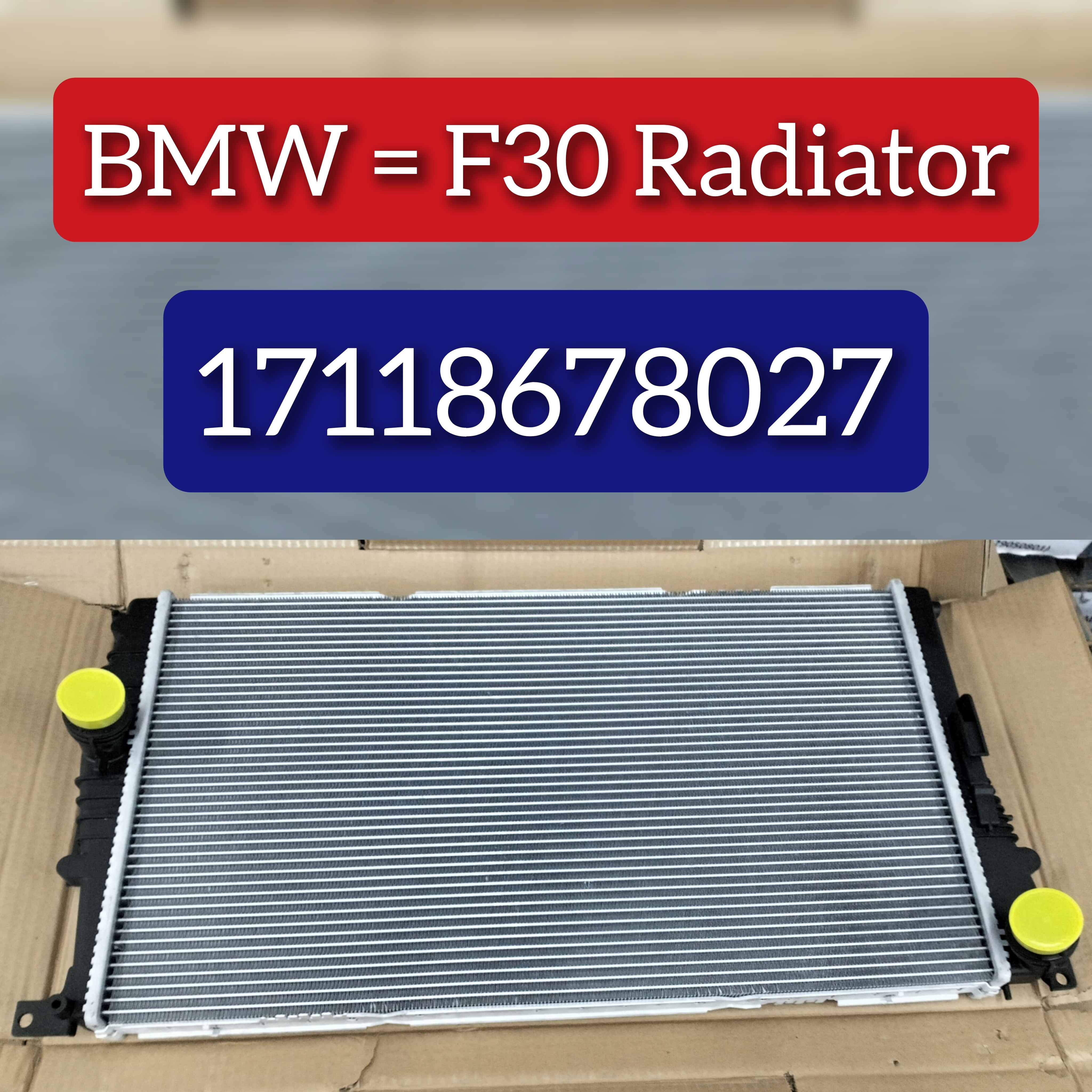Radiator 17117600520 17118678027 Compatible with BMW 3 Series F30 & 3 Gran Turismo F34