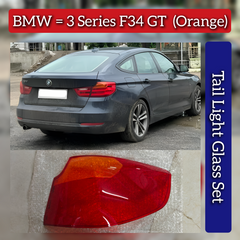 Tail Light Glass Set (Orange Shade) Compatible With BMW 3 Series GT  (F34)