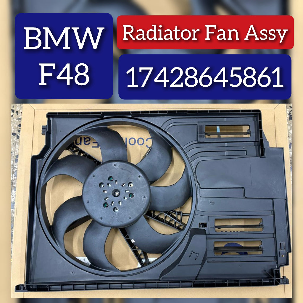 Radiator Fan Assembly 17428645861 Compatible With BMW X1 (F48)