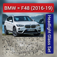 Front Headlight Glass Compatible With BMW F48 (2016-19)