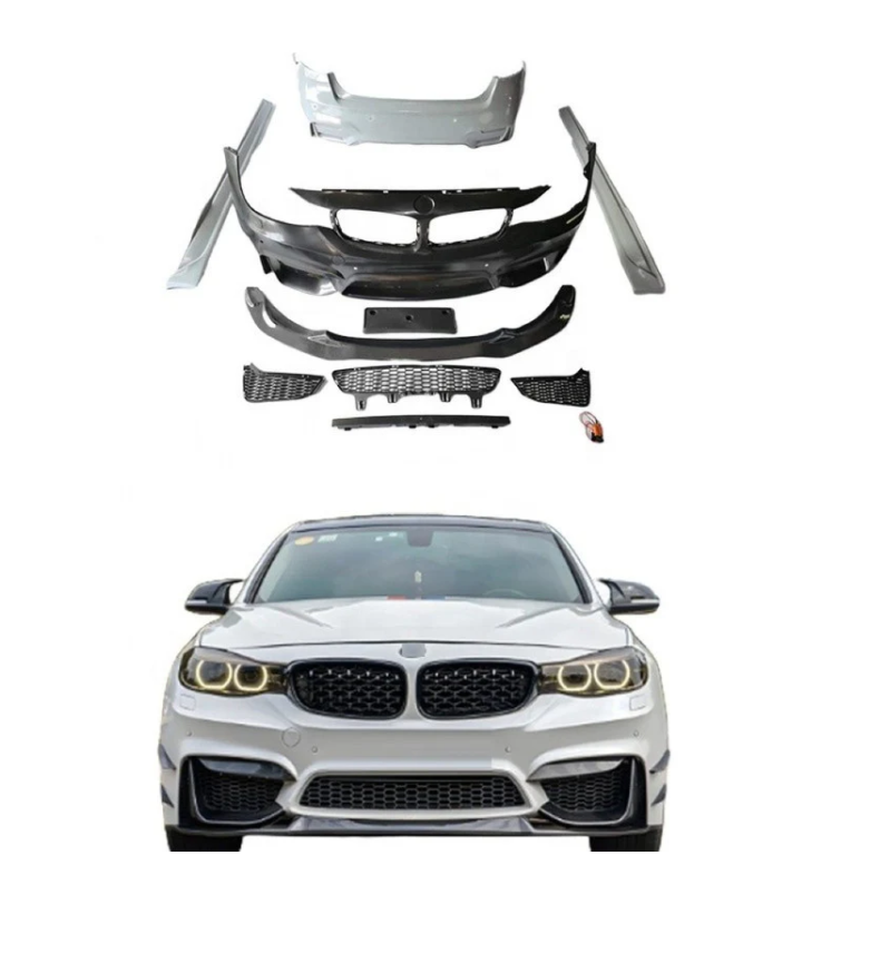 A To Z Compatible With Bmw 3 Series Gt F34 (2012-2019) Upgrade Convert To M3 M4 M Sports Body Kit Bumper Side Skirts CC-5979 (Shipping Cost Not Included In Price)