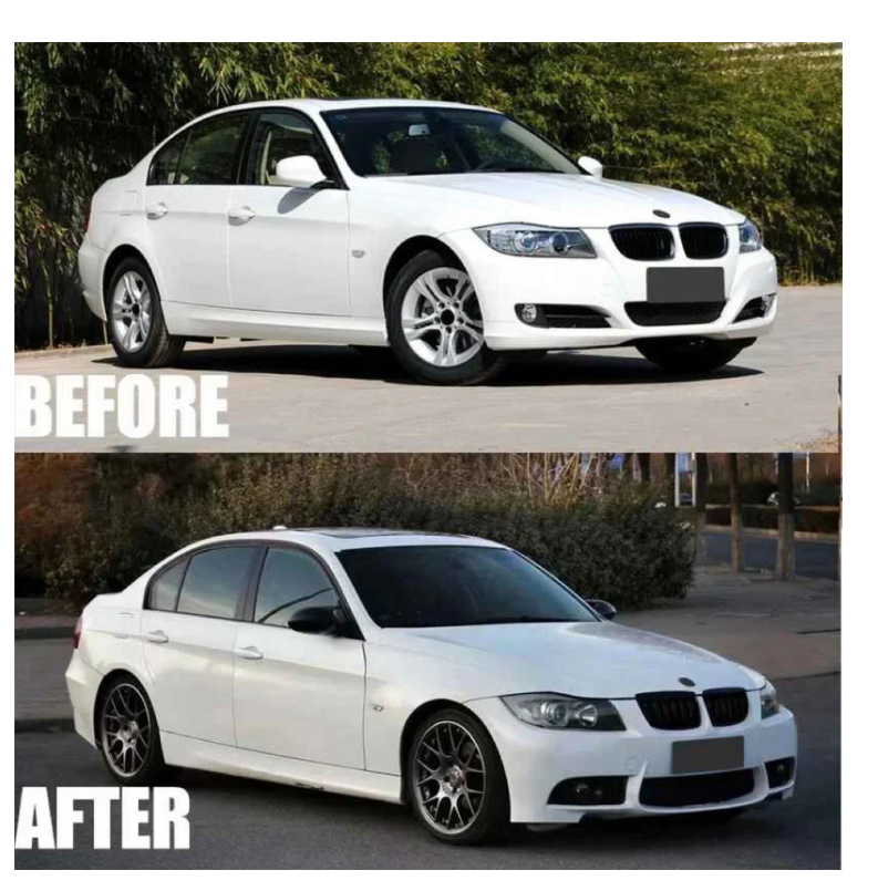 A To Z Compatible With Bmw 3 Series E90 (2005-2008) Front Bumper Upgrade Convert To M Sport M3 Body Kit Bumper E90-012 Gc CC-9159 (Shipping Cost Not Included In Price)