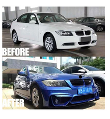 A To Z Compatible With BMW 3 Series E90 (2005-2008) Front Bumper Upgrade Convert To M Sport M4 Body Kit Bumper E90-035 Gc CC-9166 (Shipping Cost Not Included In Price)