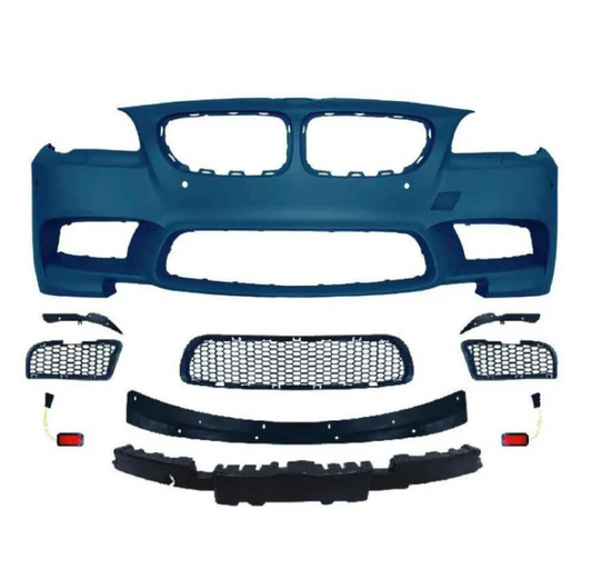 A To Z Compatible With Bmw 5 Series F10 (2010-2017) Front Bumper Upgrade Convert To M Sport M5 Body Kit Bumper F10 Bumper M5 Front Gc F10/18-010 CC-9182 (Shipping Cost Not Included In Price)