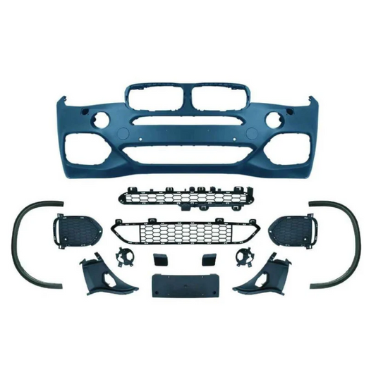 A To Z Compatible With BMW X5 F15 (2014-2019) Front Bumper Upgrade Convert To M Sport Mp M Performance M Sport Mt Body Kit Wheel Arch F15-002 Gc CC-9335 (Shipping Cost Not Included In Price)