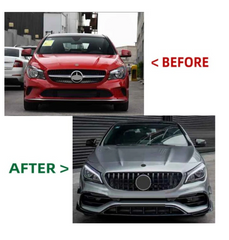 A To Z Compatible With Mercedes Benz Cla Class W117 C117 X117 (2013-2019) Front Bumper Upgrade Convert To Amg Amga45 Bumper Body Kit Gc W117-005 CC-9555 (Shipping Cost Not Included In Price)