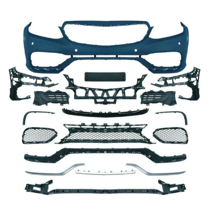 A To Z Compatible With Mercedes Benz E Class W212 Lci (2014-2016) Front Bumper Upgrade Convert To Amg E63 Amg Bumper Body Kit Gc W212-005 CC-9706 (Shipping Cost Not Included In Price)