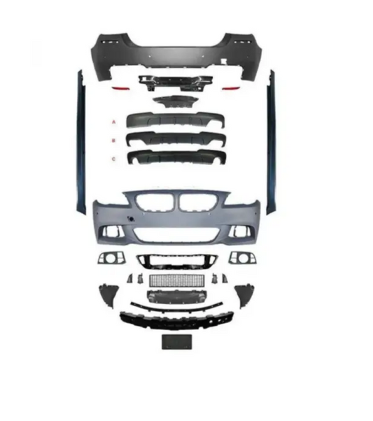 A To Z Compatible With BMW 5 Series F10 (2010-2017) To M Tech M Performance M Sports Bumper Body Kit Without Fog Lamp CC-3881 (Shipping Cost Not Included In Price)
