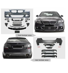 A To Z Compatible With BMW 5 Series F10 (2010-2017) To M Tech M Performance M Sports Bumper Body Kit Without Fog Lamp CC-3881 (Shipping Cost Not Included In Price)