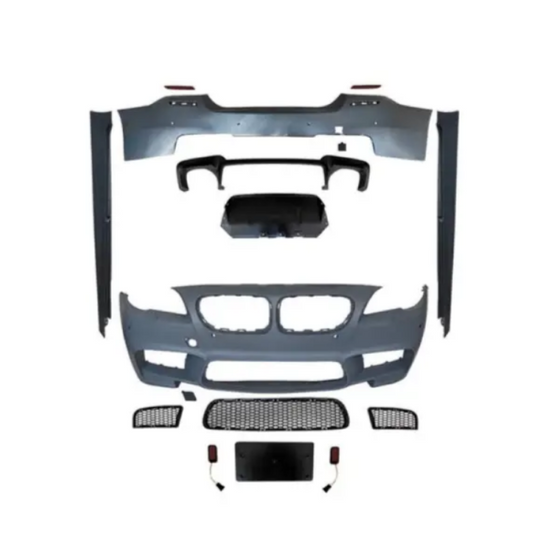 A To Z Compatible With BMW 5 Series F10 (2010-2017) To M5 M Sports M Performance Bumper Body Kit Without Fog Lamp CC-3882 (Shipping Cost Not Included In Price)