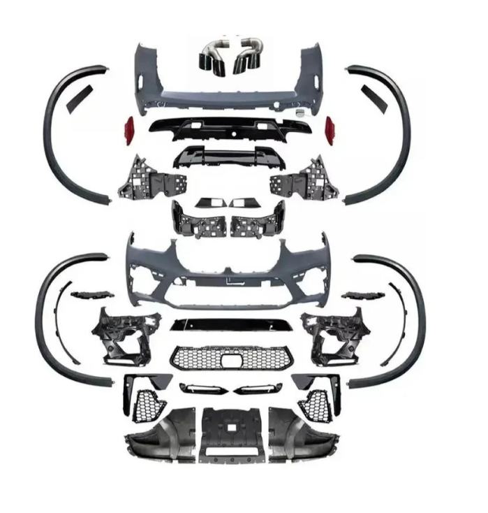 A To Z Compatible With BMW X5 G05 (2019-2022) Upgrade Facelift Convert To X5m F95 M Sport Body Kit Bumper CC-7259 (Shipping Cost Not Included In Price)