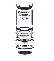 A To Z Compatible With Mercedes Benz S Class W223 (2021-2025) Car Upgrade To S65 Amg Bumper Body Kit Front After Lip Diffuser Exhaust Tips Fog Gril Cover Grill CC-8917 (Shipping Cost Not Included In Price)