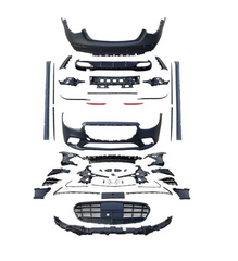 A To Z Compatible With Mercedes Benz S Class W223 (2021-2025) Car Upgrade To S450 Amg Bumper Body Kit Front After Lip Diffuser Exhaust Tips Fog Gril Cover Grill CC-8918 (Shipping Cost Not Included In Price)