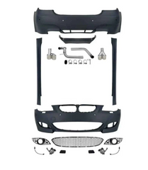 A To Z Compatible With Bmw 5 Series E60 (2004-2010) Front Rear Bumper Upgrade Convert To M Sport M5 Body Kit Bumper Side Skirt Running Board Exhasut Tip E60 Body Kit M5 Set Gc CC-9200 (Shipping Cost Not Included In Price)