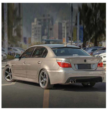 A To Z Compatible With Bmw 5 Series E60 (2004-2010) Front Rear Bumper Upgrade Convert To M Sport M5 Body Kit Bumper Side Skirt Running Board Exhasut Tip E60 Body Kit M5 Set Gc CC-9200 (Shipping Cost Not Included In Price)