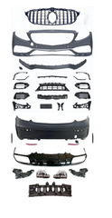 A To Z Compatible With Mercedes Benz C Class Coupe C205 (2016-2021) Upgrade Facelift Convert To C63amg Amg Body Kit Front Rear Bumper Diffuser Exhaust Tip CC-9657 (Shipping Cost Not Included In Price)
