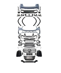 A To Z Compatible With Mercedes Benz Gls W167 X167 (2019-2025) Front Rear Bumper Upgrade Convert To Gls Amg63 Amg Bumper Body Kit Diffuser Exhaust Pipe Tip Wheel Arch Gc X167-011 CC-9732 (Shipping Cost Not Included In Price)