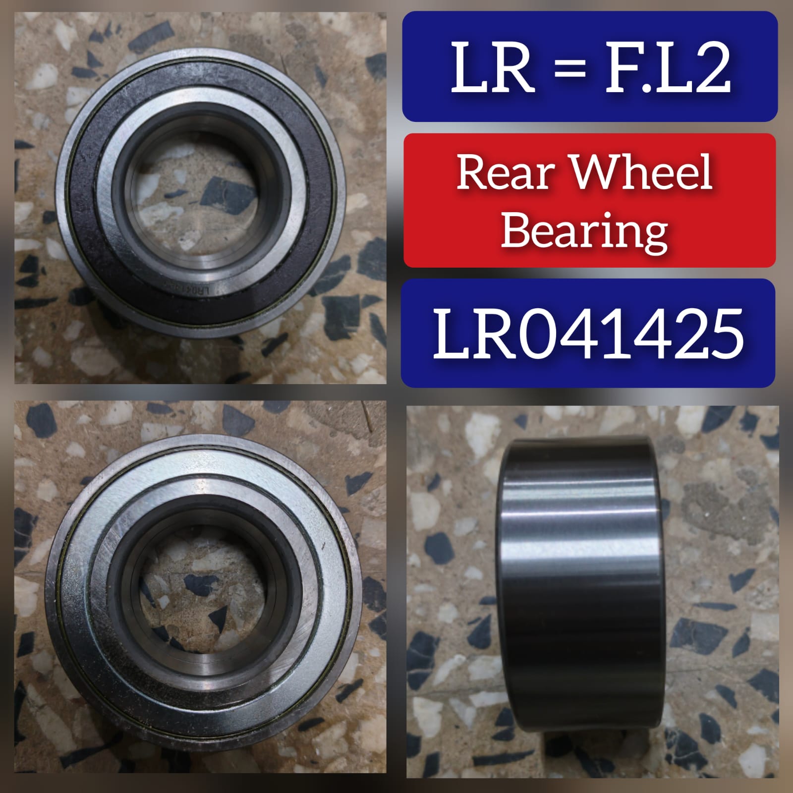 Rear Wheel Bearing LR041425 RFC000010 Compatible With LAND ROVER FREELANDER 2 (L359) | LR2