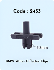 Water Diflector Clips (Set of 10) Code:2453 Compatible With BMW