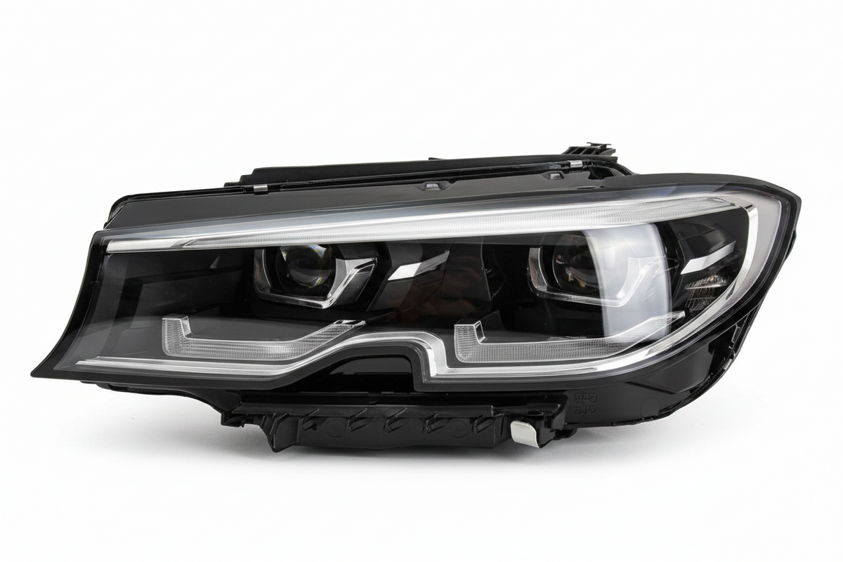 Complete Headlight (LED) Set Left 63115A243B3 & Right 63115A243B4 Compatible With BMW G20