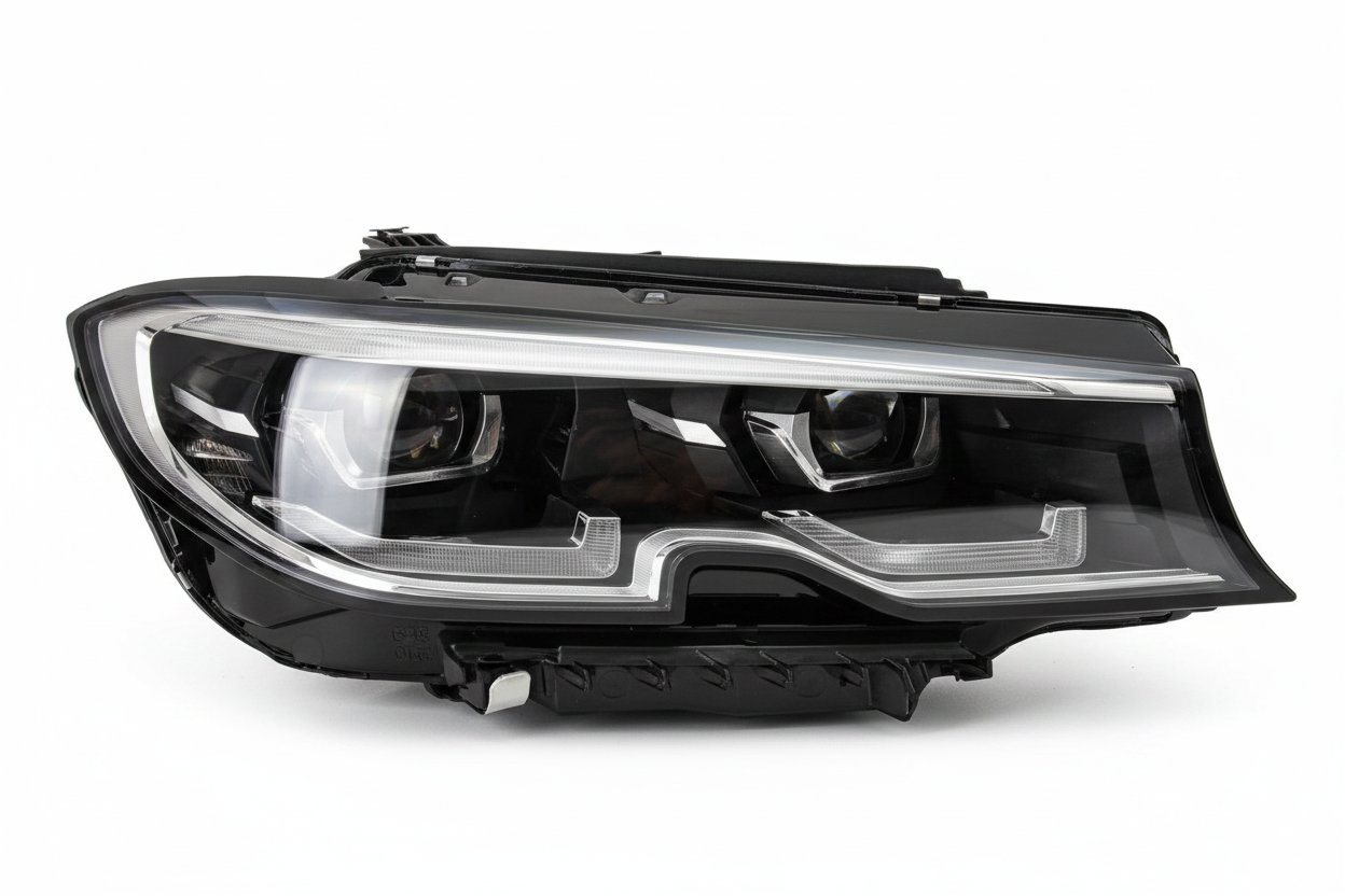 Complete Headlight (LED) Set Left 63115A243B3 & Right 63115A243B4 Compatible With BMW G20 2019-2021