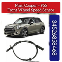 Front Left/Right ABS Wheel Speed Sensor 34526850761 34526858468 Compatible With MINI F55  & MINI F56