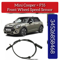 Front Left/Right ABS Wheel Speed Sensor 34526850761 34526858468 Compatible With MINI F55  & MINI F56