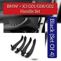 Inner Door Handle Outer Cover Set 51419109611   51419109612 Compatible With BMW X3  X4  G01  G02  G08  F97