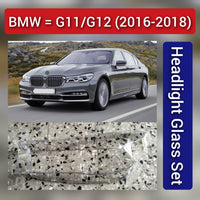 Front Headlight Glass Compatible With BMW G11/G12 (2016-18)