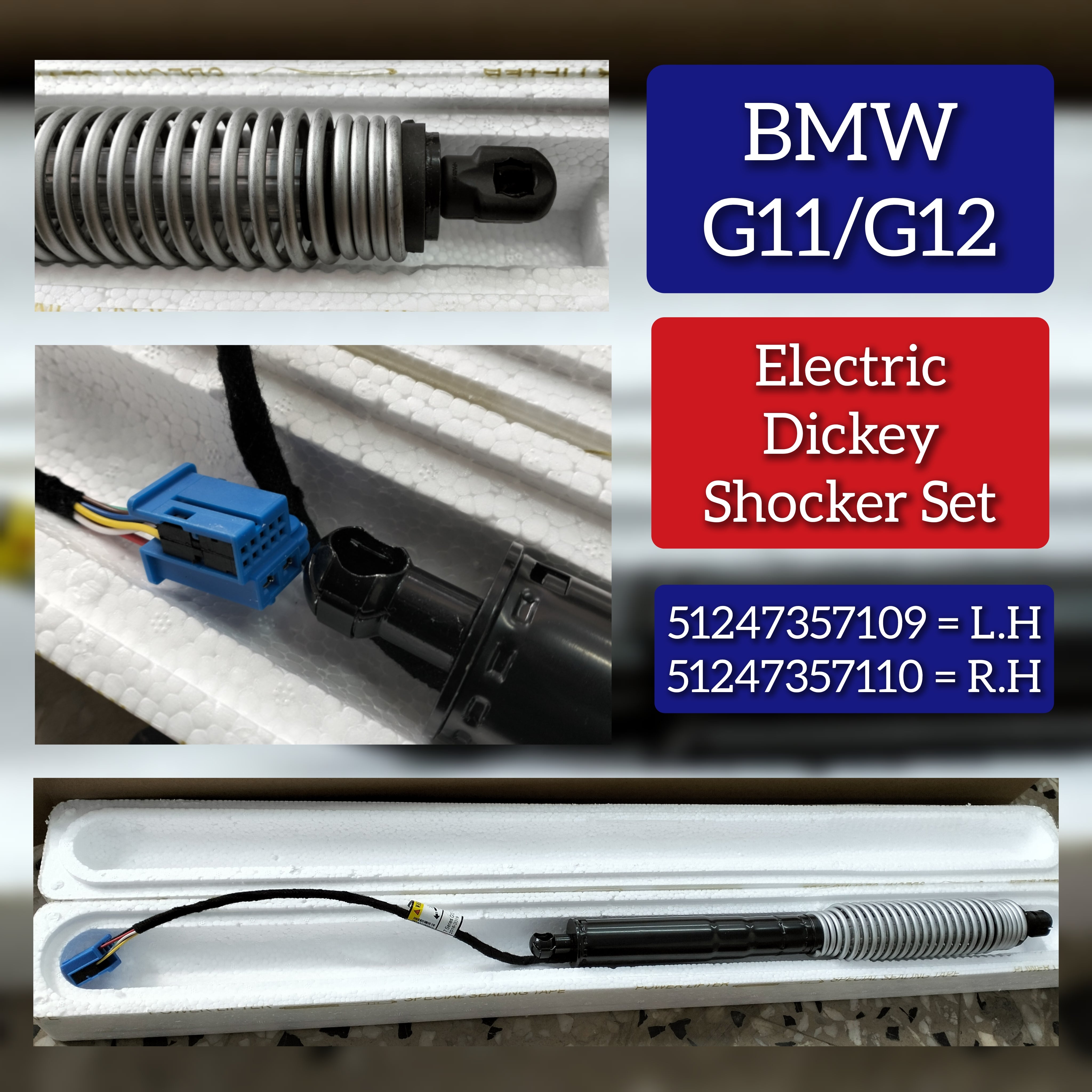 Air Suspension Electric Shock Absorber Strut Left 51247357109 Right 51247357110 Compatible With BMW 7 (G11, G12)