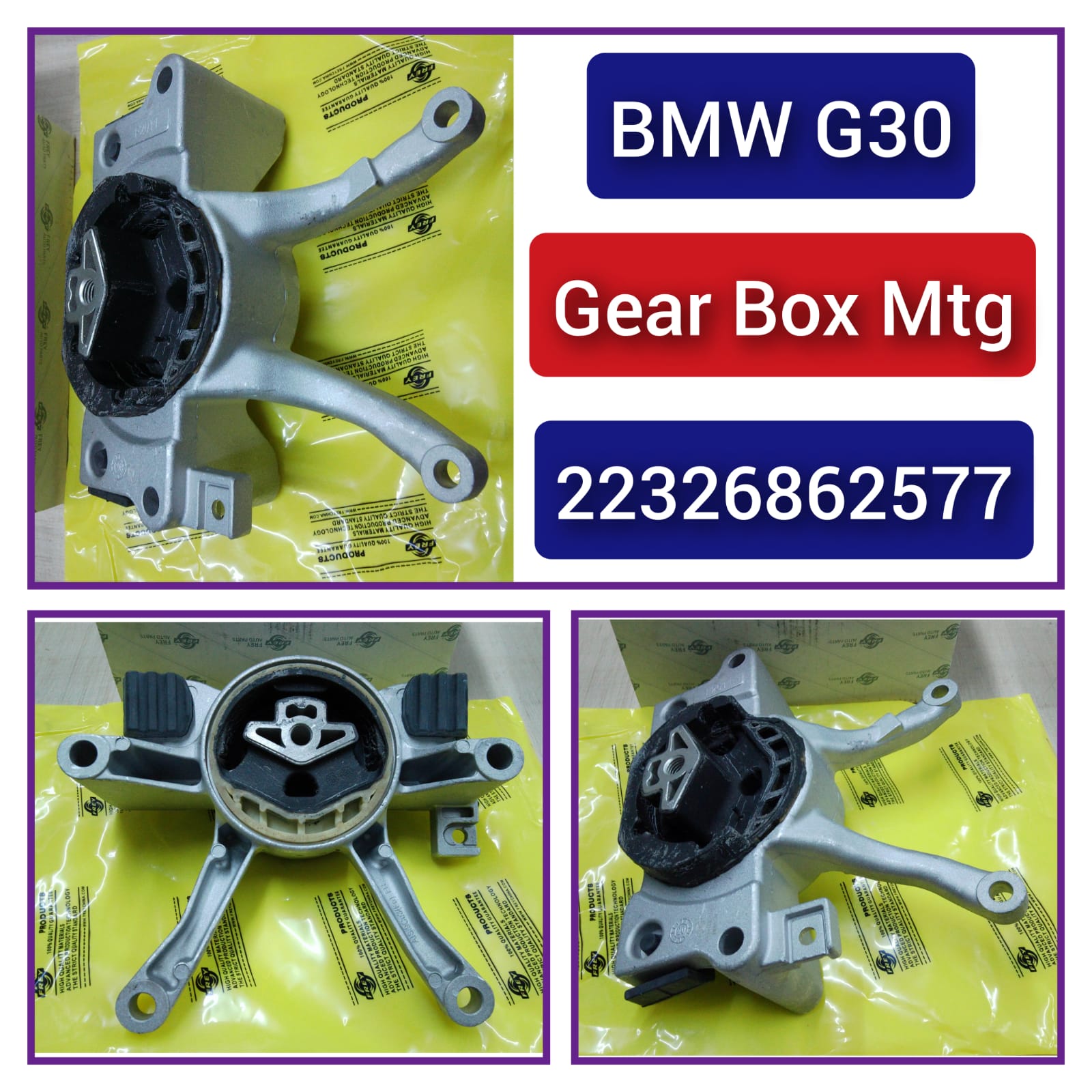Automatic Transmission Mount 22326862577 Compatible With BMW 5 Series G30, F90 & 6 Gran Turismo G32
