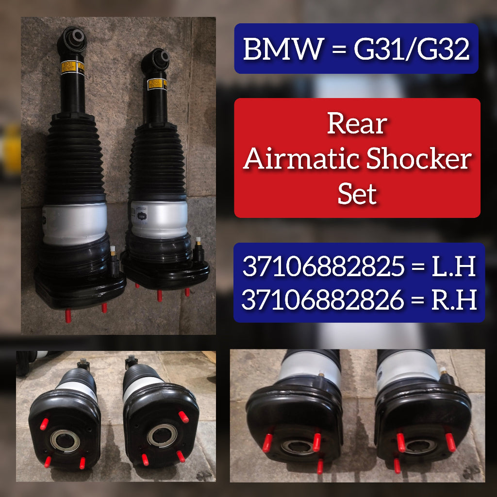 Rear Right Air Suspension Shock Absorber Strut 37106866714 37106882826 Compatible With BMW 6 Gran Turismo (G32) & 7 Series (G11, G12)
