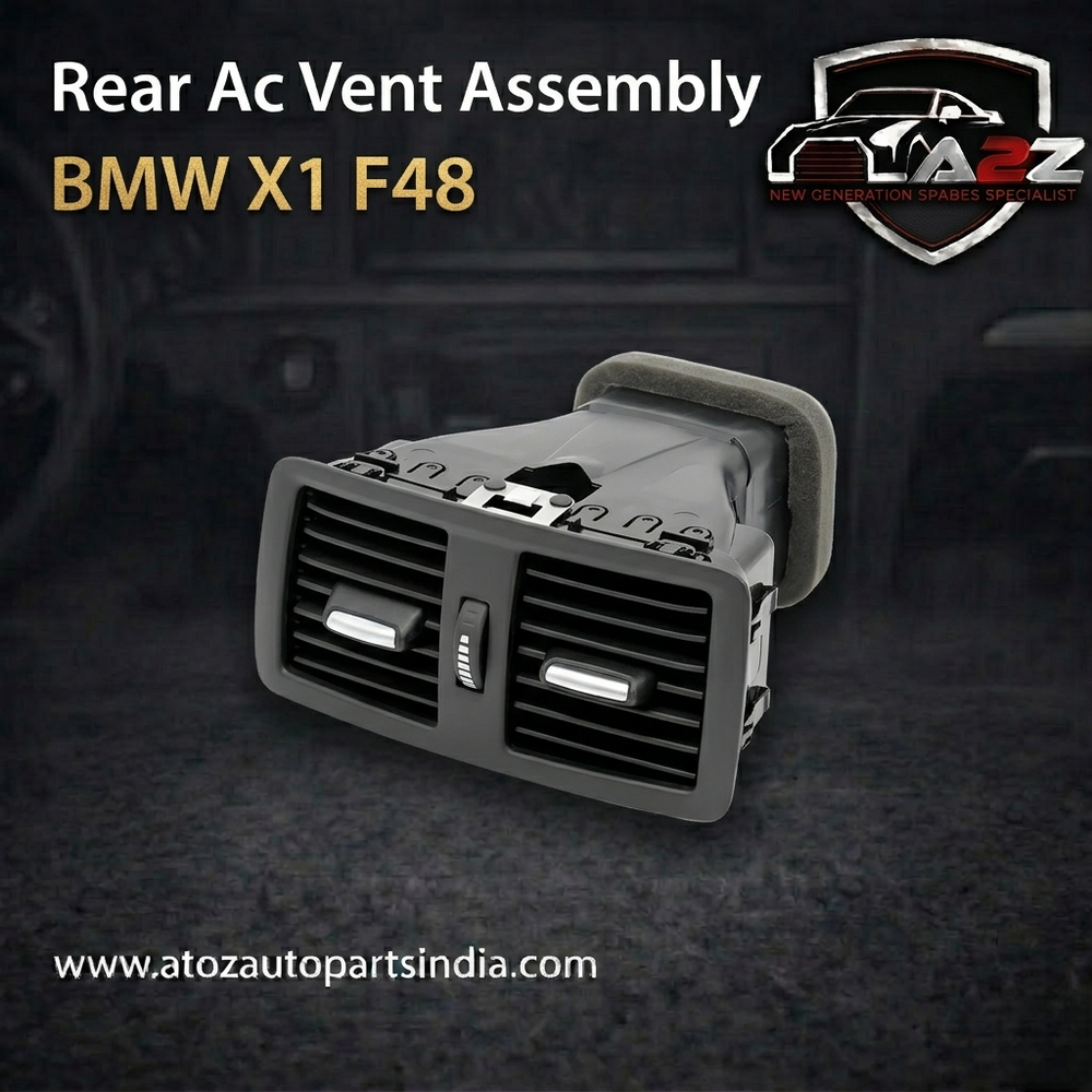 Black Rear Ac Vent Grille Assembly 64229292742 Compatible With BMW X1 F48