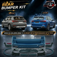 Rear Bumper Body Kit Compatible With BMW X5 G05 (2019-2025) Upgrade To - M Sport Mp M Performance Mt M Tech (Shipping Cost Not Included In Price)