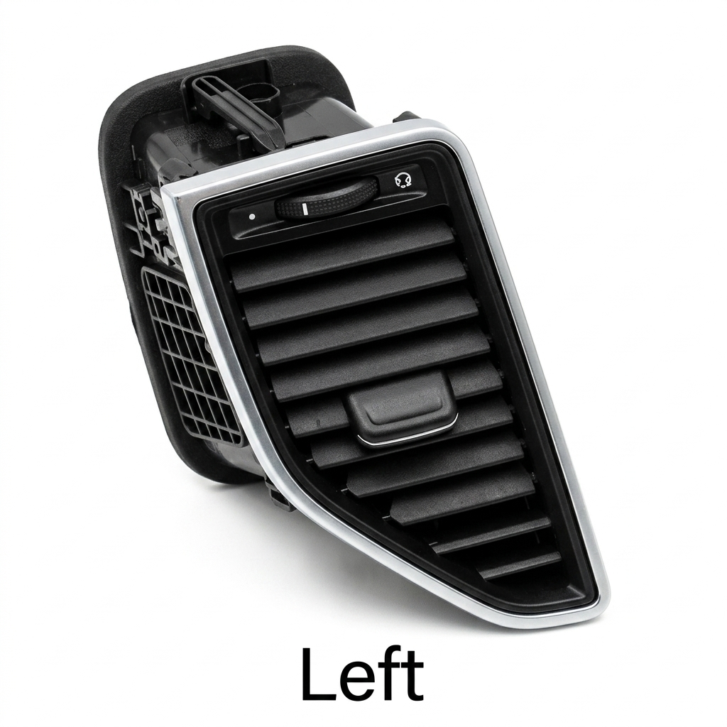 Black Ac Vent Grille Assembly Front-Right 95B819702 & Front-Left 95B819701 & Center-Left 95B819201 & Center-Right 95B819201 & Rear 95B819203B Compatible With Porsche Macan