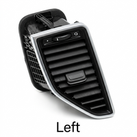 Black Ac Vent Grille Assembly Front-Right 95B819702 & Front-Left 95B819701 & Center-Left 95B819201 & Center-Right 95B819201 & Rear 95B819203B Compatible With Porsche Macan
