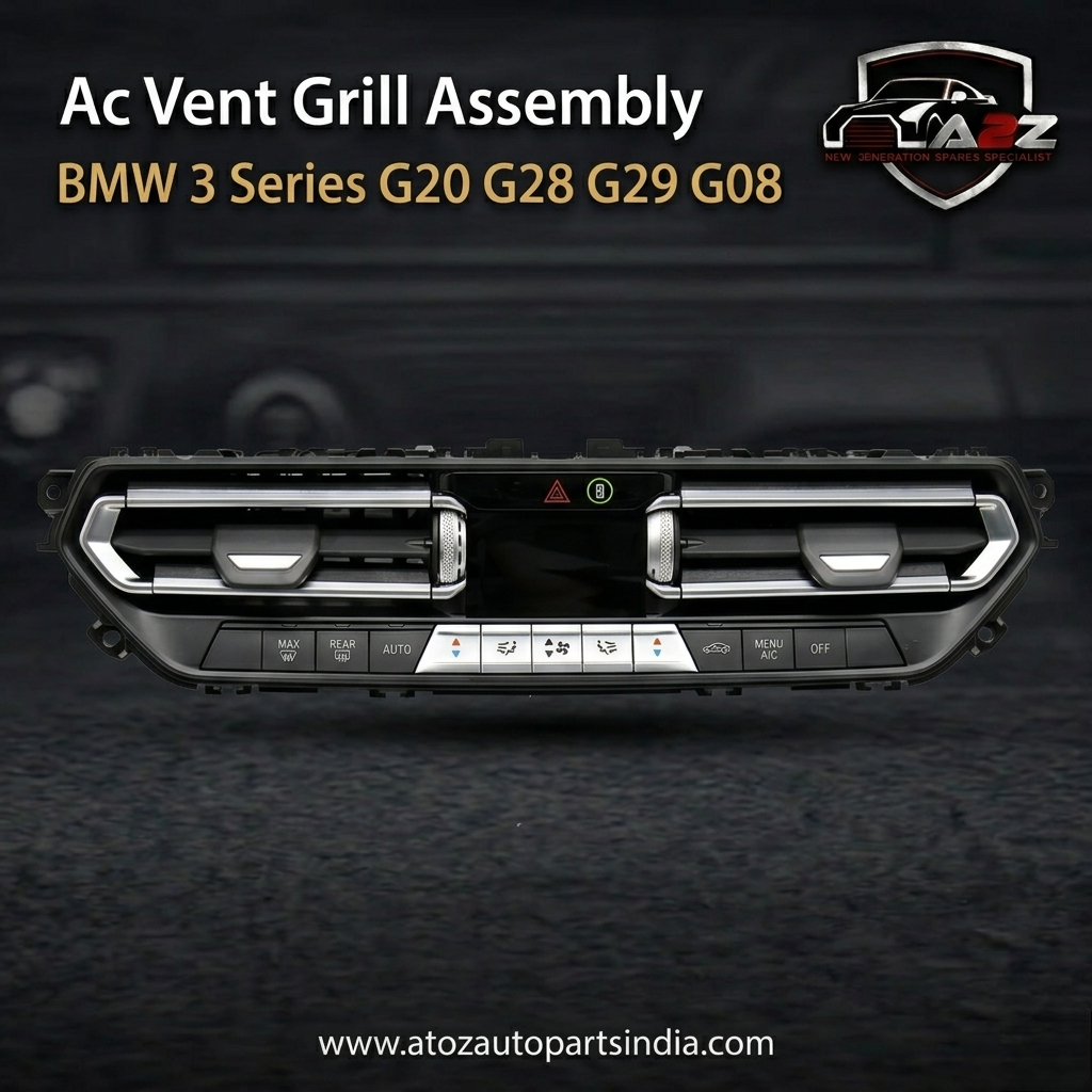 Black Center Ac Vent Grille Assembly 64119855413 Compatible With BMW 3 Series G20 G28 G29 G08