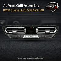 Black Center Ac Vent Grille Assembly 64119855413 Compatible With BMW 3 Series G20 G28 G29 G08