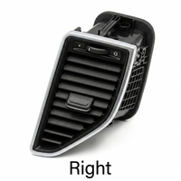 Black Ac Vent Grille Assembly Front-Right 95B819702 & Front-Left 95B819701 & Center-Left 95B819201 & Center-Right 95B819201 & Rear 95B819203B Compatible With Porsche Macan
