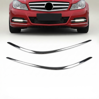 Front Bumper Chrome Left 2048853721 & Right 2048853821 Compatible With MERCEDES-BENZ C-CLASS W204 New Tag No.114