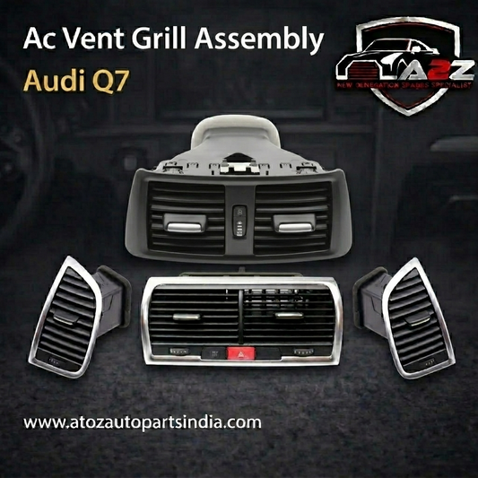 Black Ac Vent Grille Assembly Right 4L0820902 & Left 4L0820901 & Center 4L0820951 & RearCompatible With Audi Q7