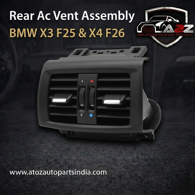 Black Rear Ac Vent Grille 64229200888 Compatible With BMW  X3 F25 & X4 F26