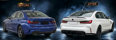 A To Z Compatible With Bmw 3 Series G20 (2019-2023) Rear Bumper Upgrade Convert To M Sport M3 Body Kit Bumper G20/28-030 Gc CC-9174 (Shipping Cost Not Included In Price)