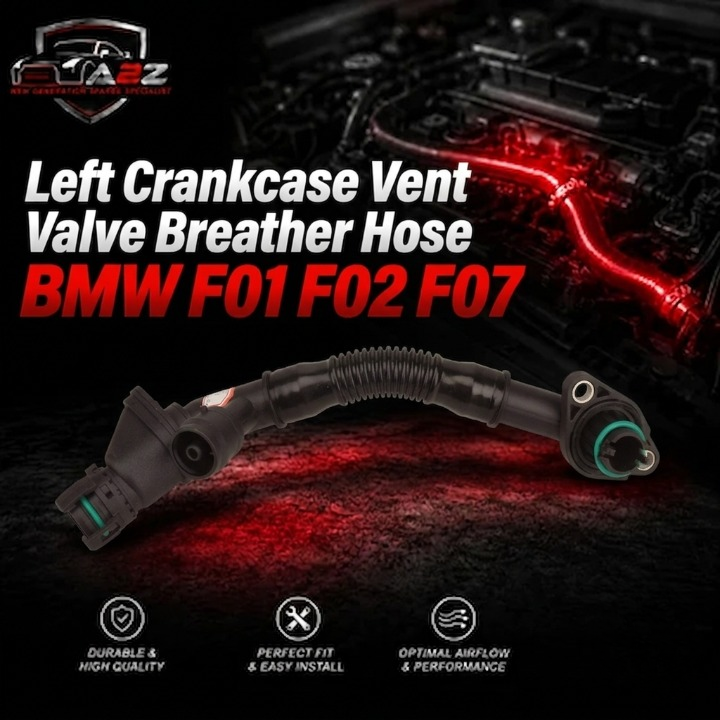 Left Crankcase Vent Valve Breather Hose 11157546087 Compatible With BMW F01 F02 F07