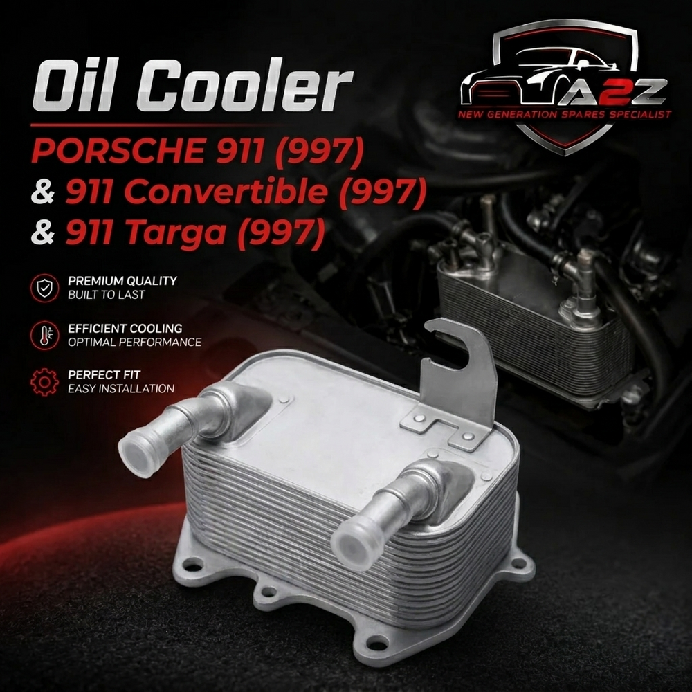 Oil Cooler 9A110745000 Compatible With PORSCHE 911 (997) & 911 Convertible (997) & 911 Targa (997) Tag No.129