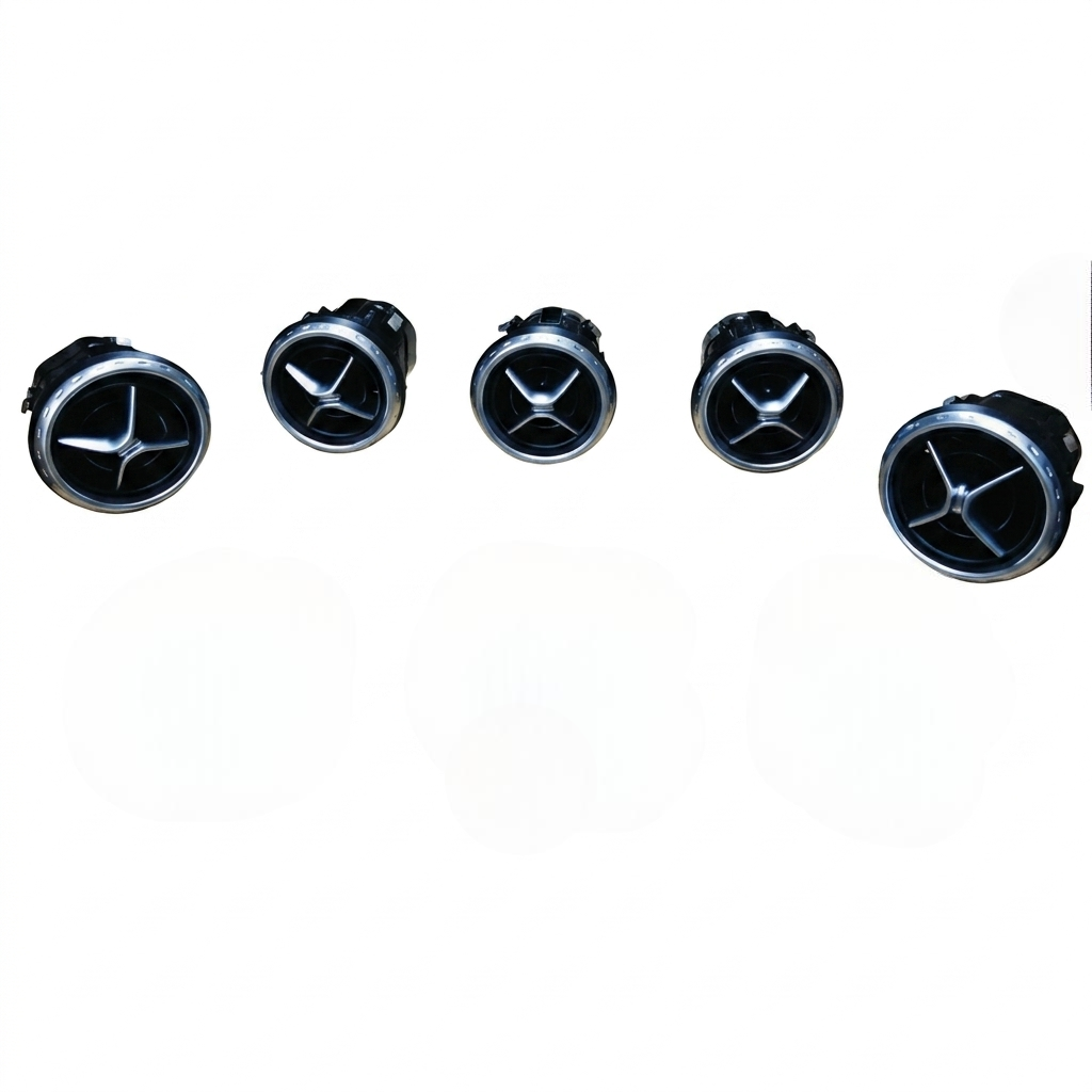 Ac Vent Assembly Set (Pack of 1) Left+Right A1768300154 Center A1768300054 Compatible With Mercedes Benz & B CLASS W246 2011-2019 & GLA CLASS W156 2013-2019 & A CLASS W177 2018 & A CLASS W176 2012-2018