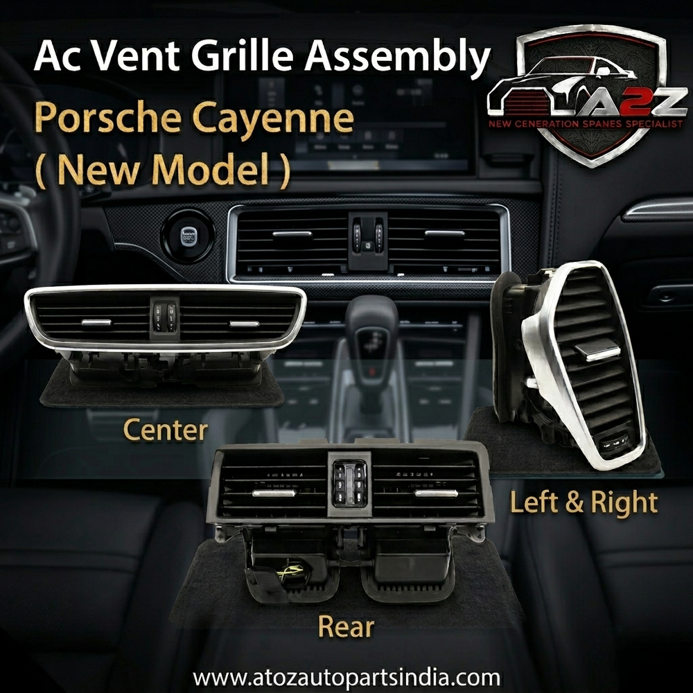 Ac Vent Grille Front Left 9Y0820951 & Right 9Y0820952 & Center 9Y0820701 & Rear 9Y0819203 Compatible With Porsche Boxster Cayenne 987