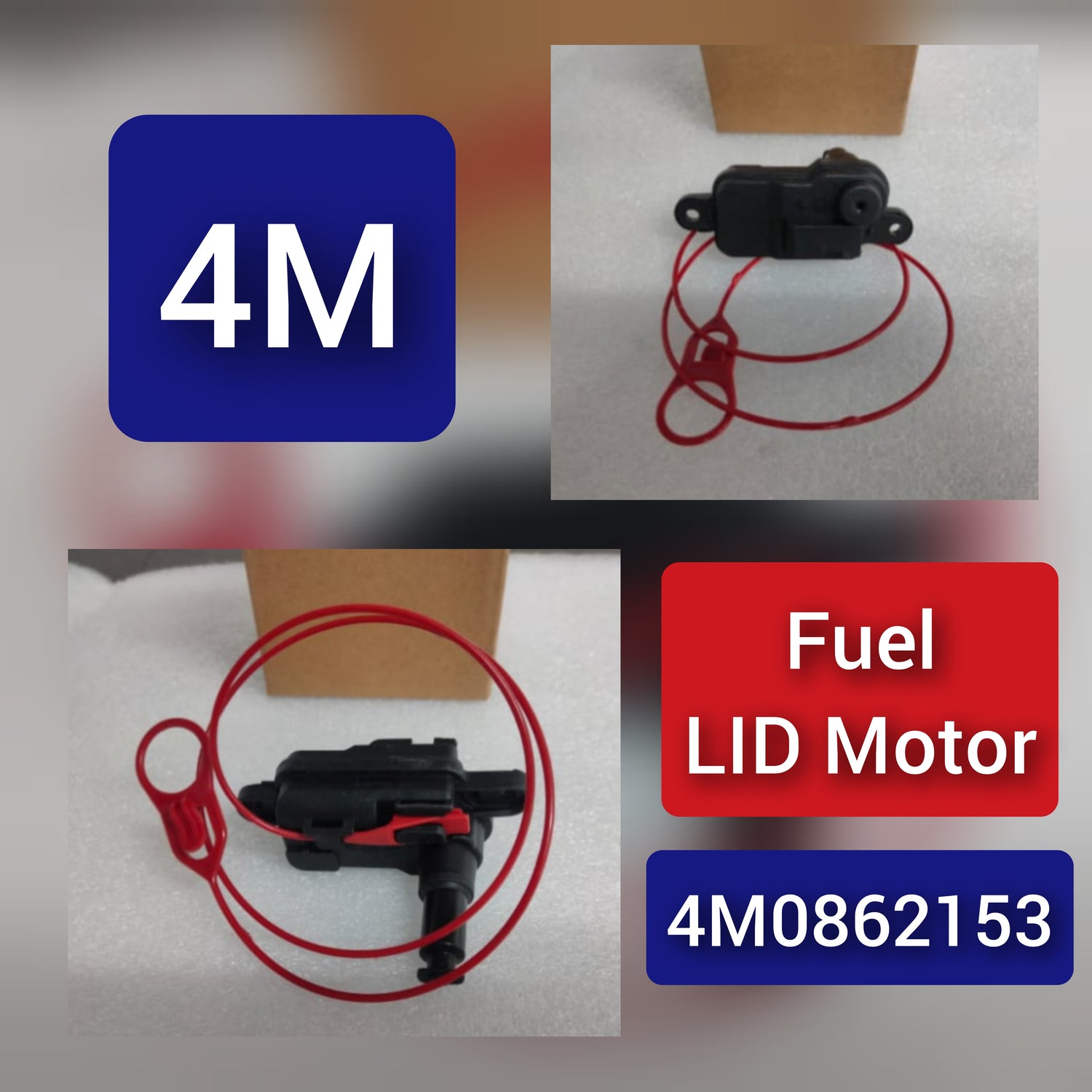 Fuel Door Lock Flap Actuator 4M0862153 4M0862153B 4M0862165 4M0862165A Compatible With 4M-AUDI A5 A6 A7 A8 Q2 Q3