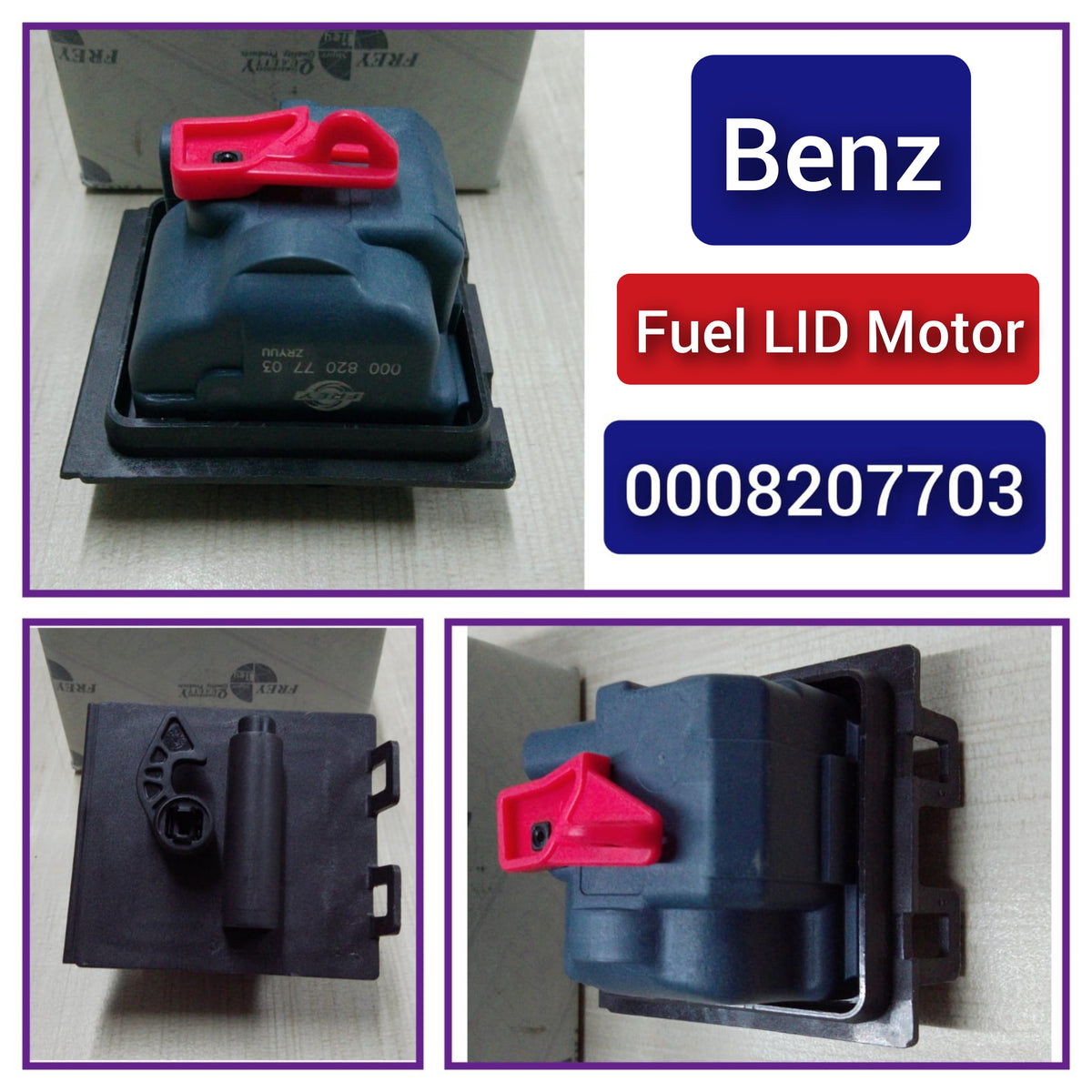 Fuel Door Lock Flap Actuator 0008207703 0008202303 0038203297 A0008202303 A0008207703 A0038203297 Compatible With MERCEDES-BENZ A-CLASS 176 & B-CLASS W246 &  C-CLASS W205 & E-CLASS W213 & S-CLASS W222 & GL-CLASS W166