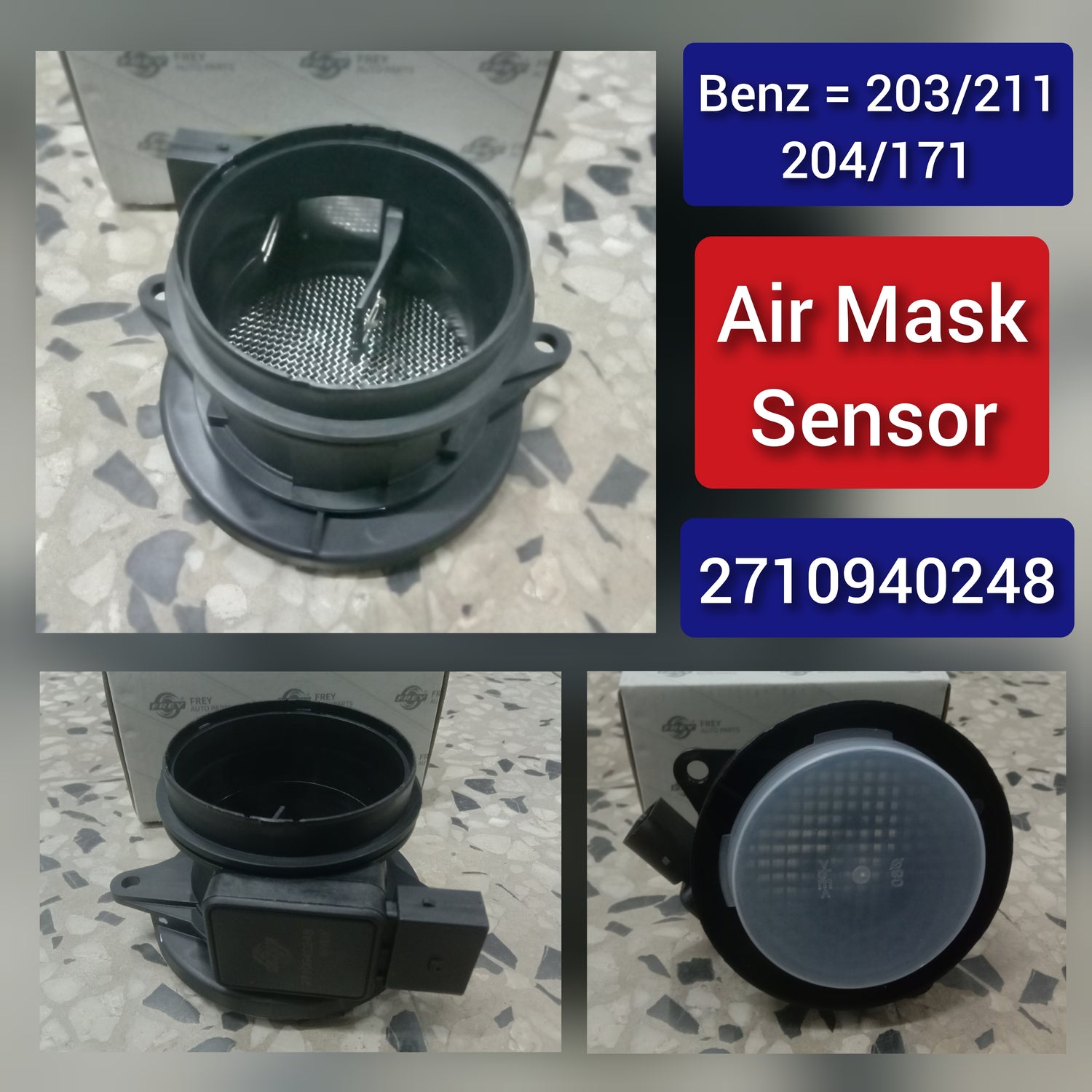 Air Flow Masse Meter Sensor 2710940248/271094024880/A2710940248/A271094024880 Compatible With MERCEDES-BENZ C-CLASS W203 W204 &  E-CLASS W211